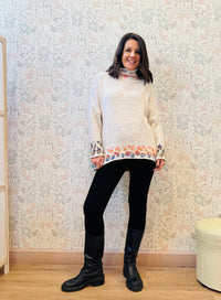 Maglione Dolcevita Rainbow