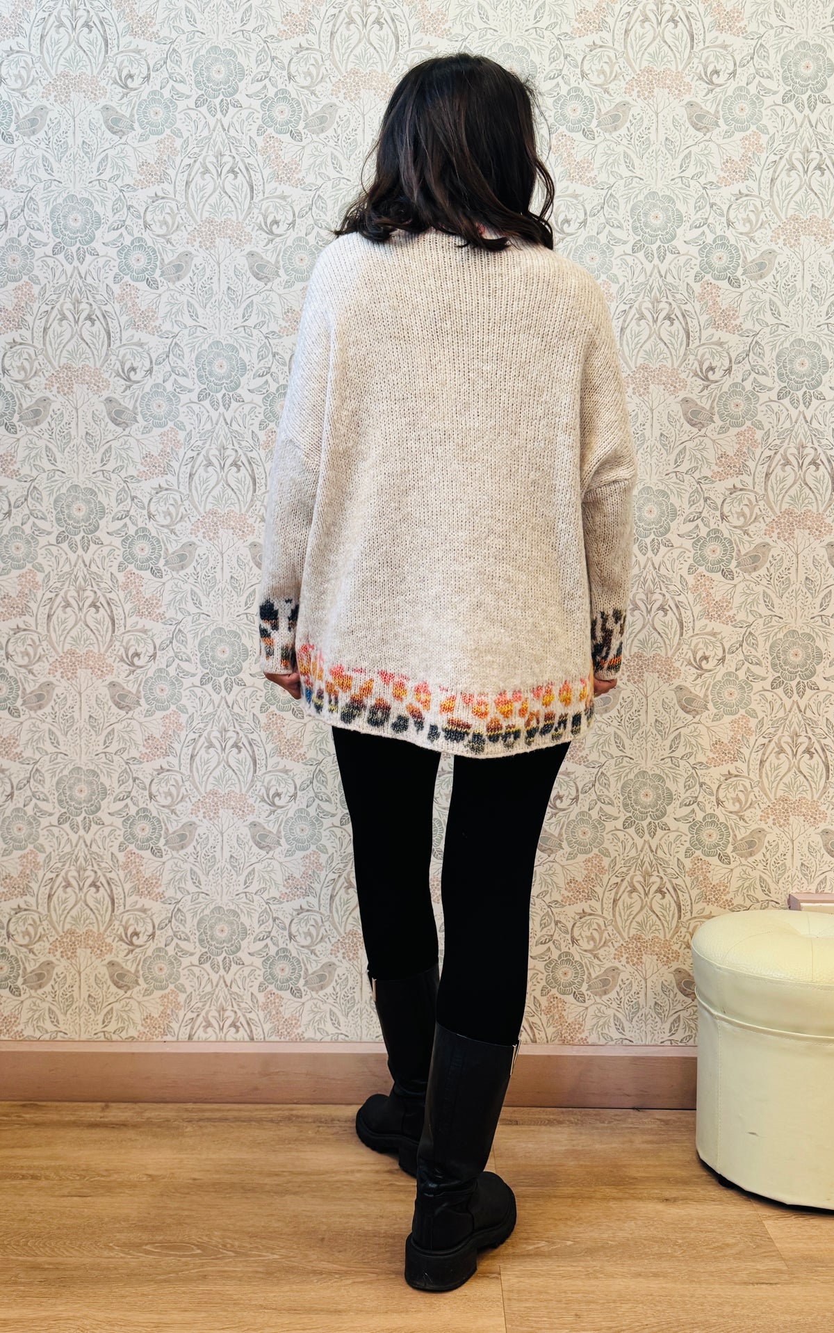 Maglione Dolcevita Rainbow