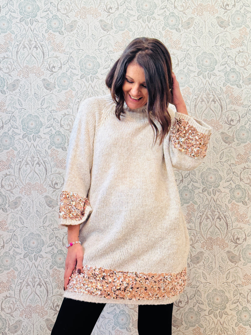 LVP Maglione Dolcevita Luccichio 