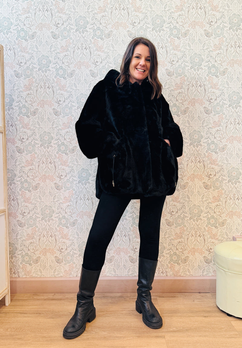 Giacca Pellicciotto Black
