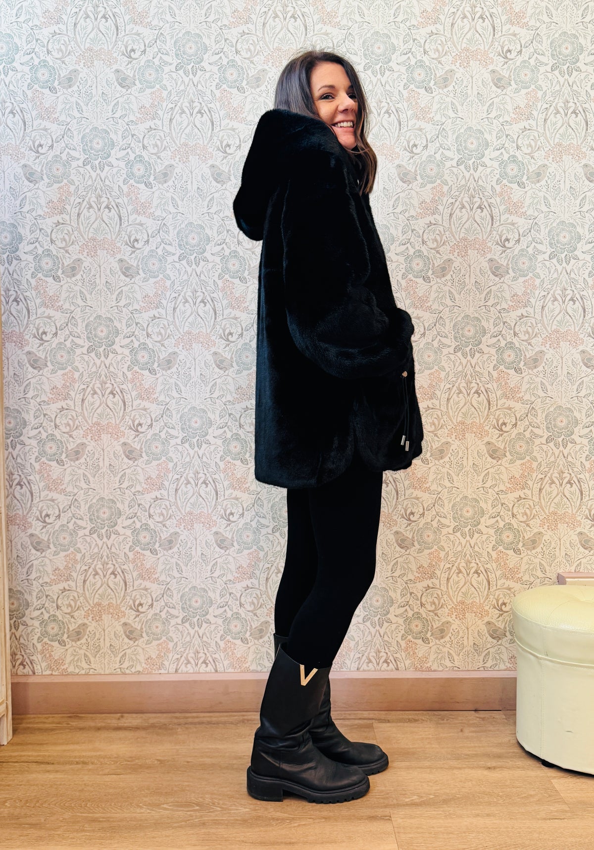 Giacca Pellicciotto Black