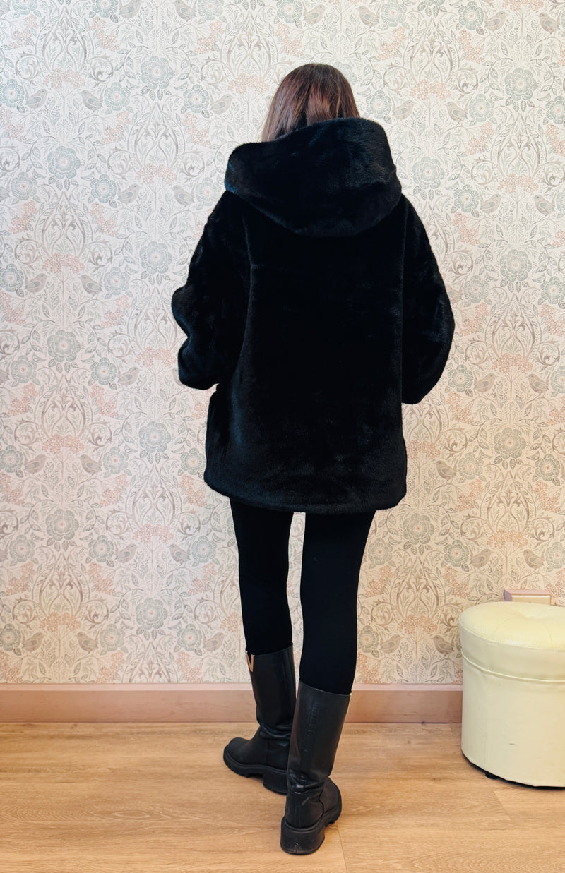 Giacca Pellicciotto Black
