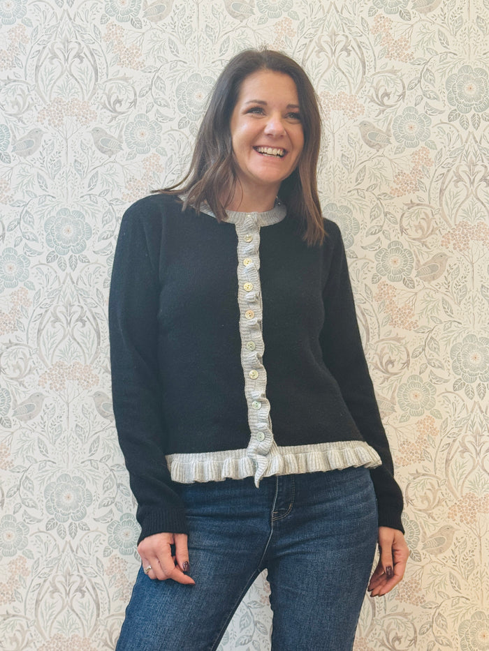 Cardigan martina volant