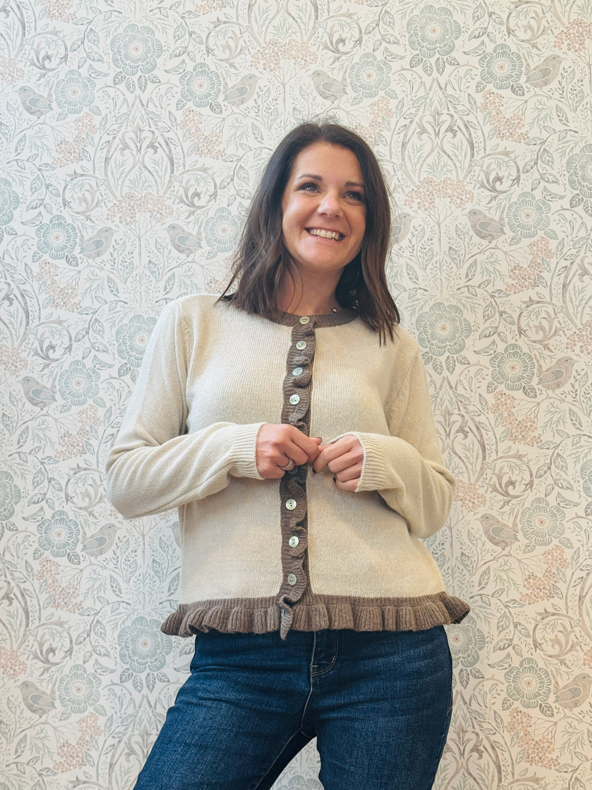 Cardigan Martina Volant