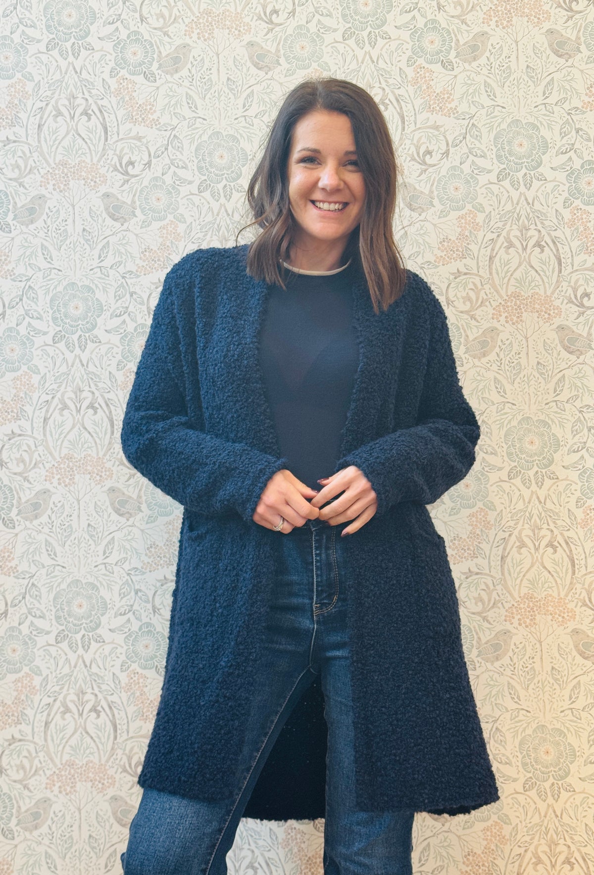 Cardigan Lungo Teddy