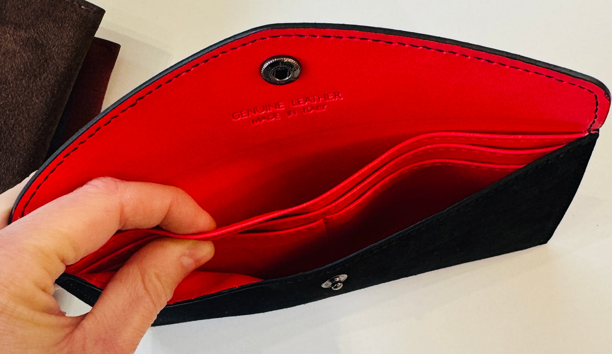 Portafoglio Busta Camoscio