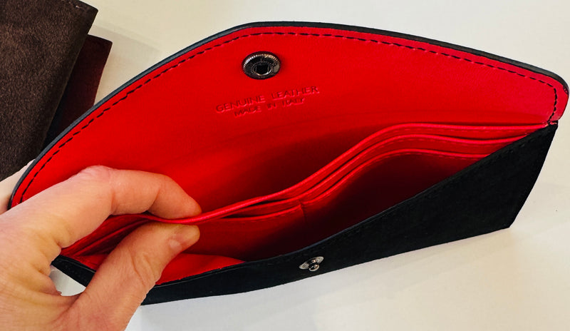 Portafoglio Busta Camoscio