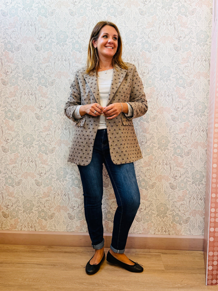 Blazer fiocchetti