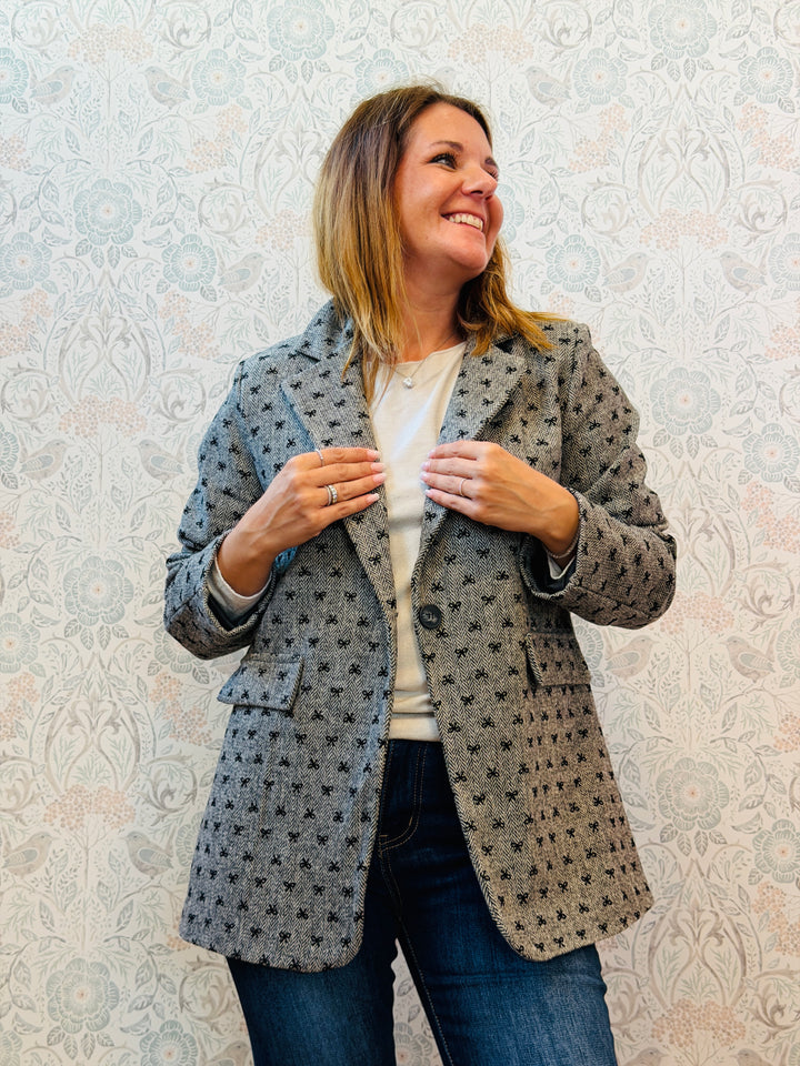 Blazer fiocchetti