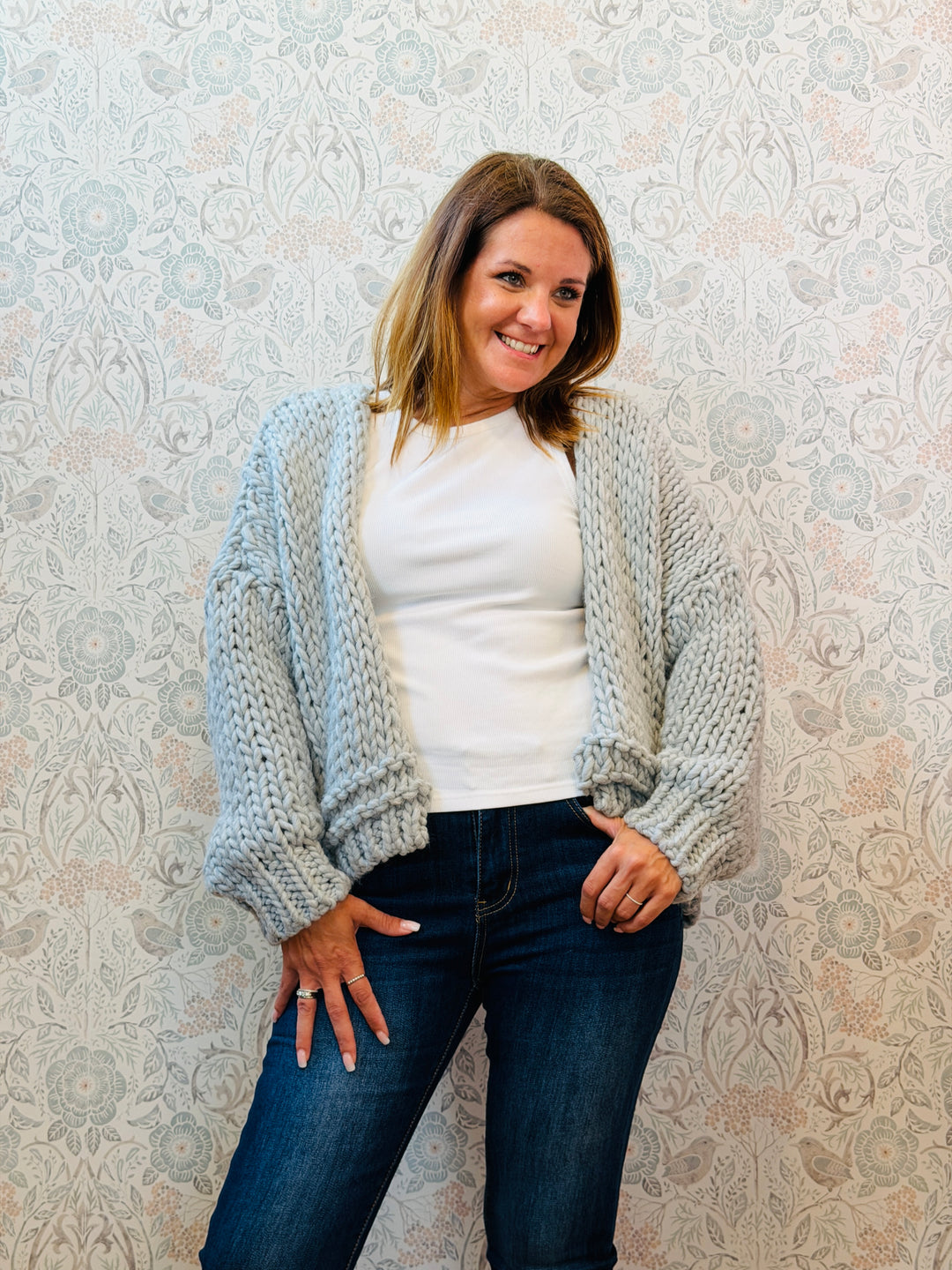 Cardigan Traforato Montagna