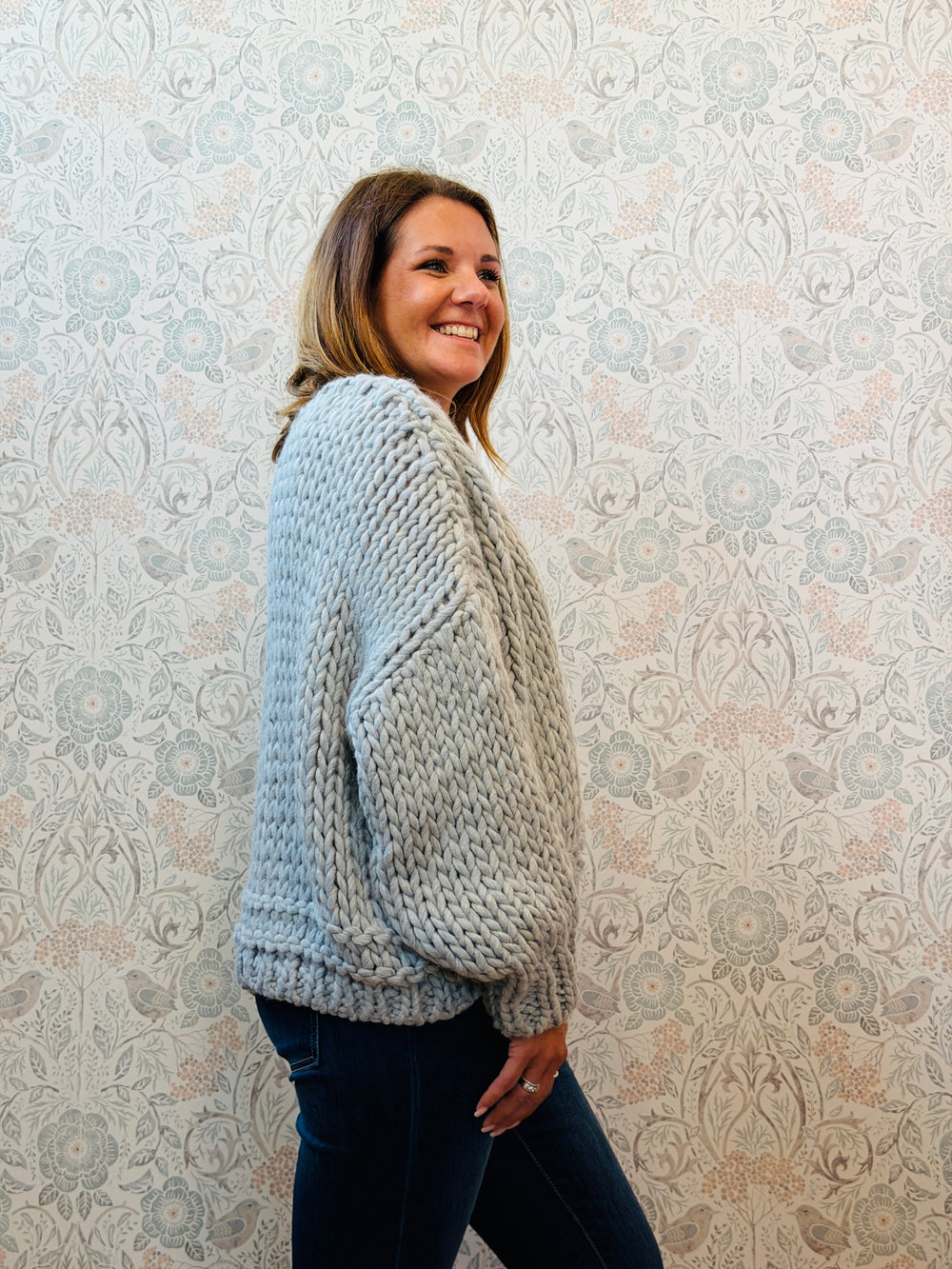 Cardigan Traforato Montagna