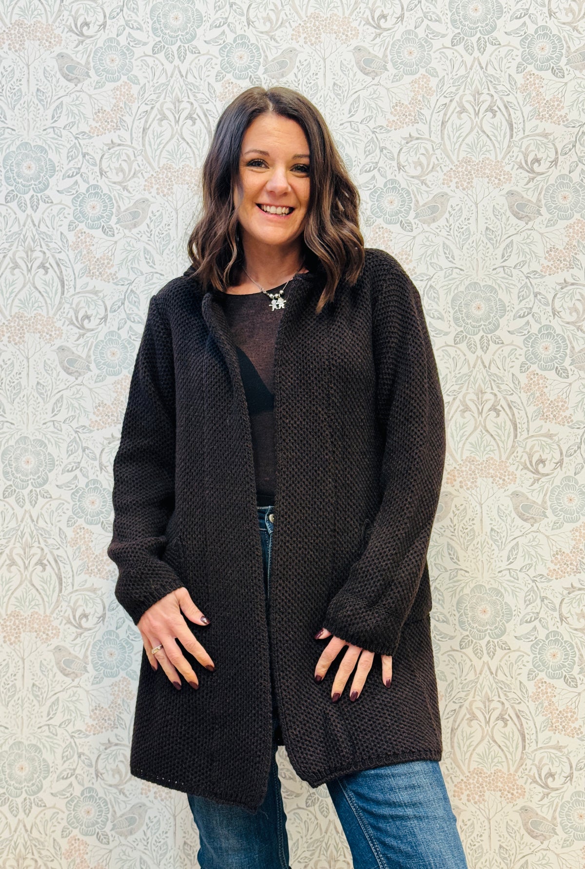 Cardigan Lungo Mohair