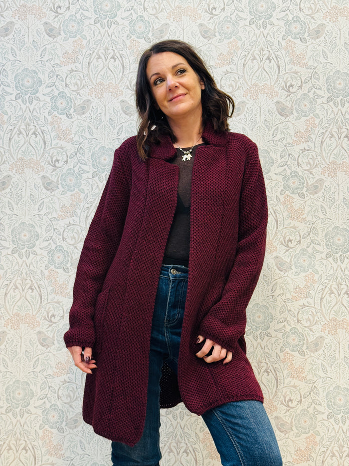 Cardigan Lungo Mohair