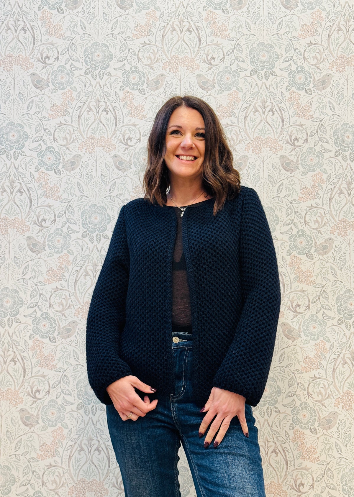 Cardigan Corto Mohair