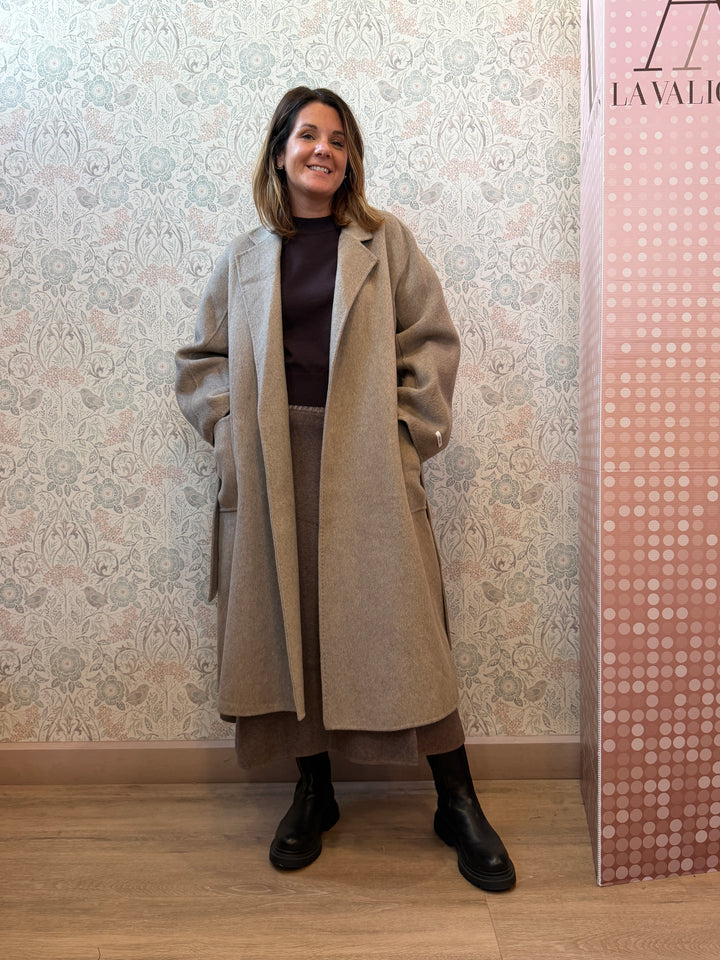 Cappotto New York Tortora