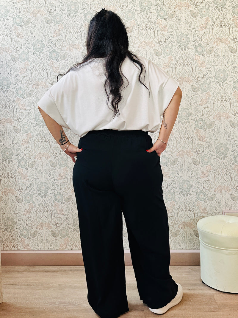 la valigia a pois Pantalone Curvy Soft