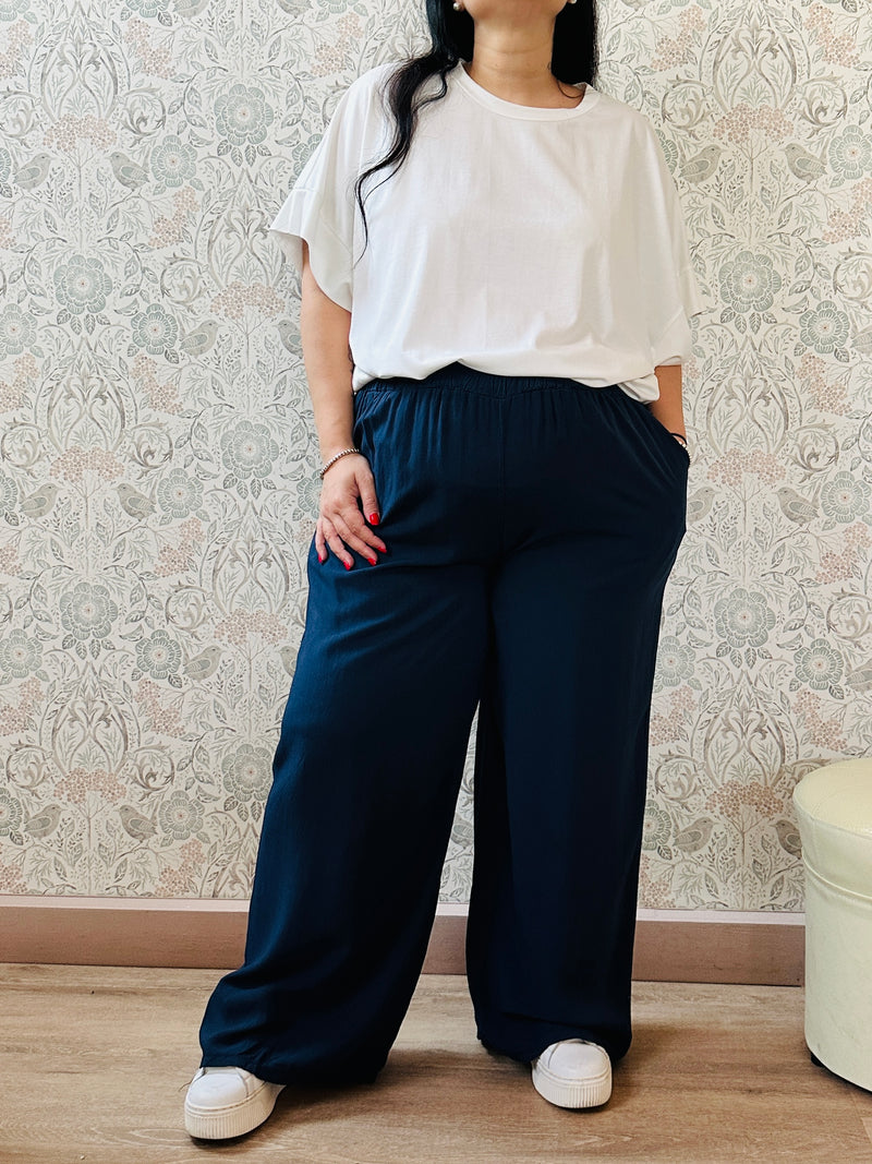 la valigia a pois Pantalone Curvy Soft