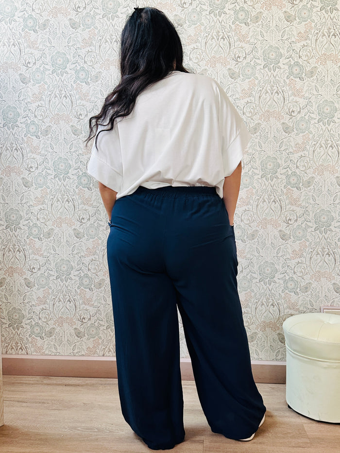 la valigia a pois Pantalone Curvy Soft