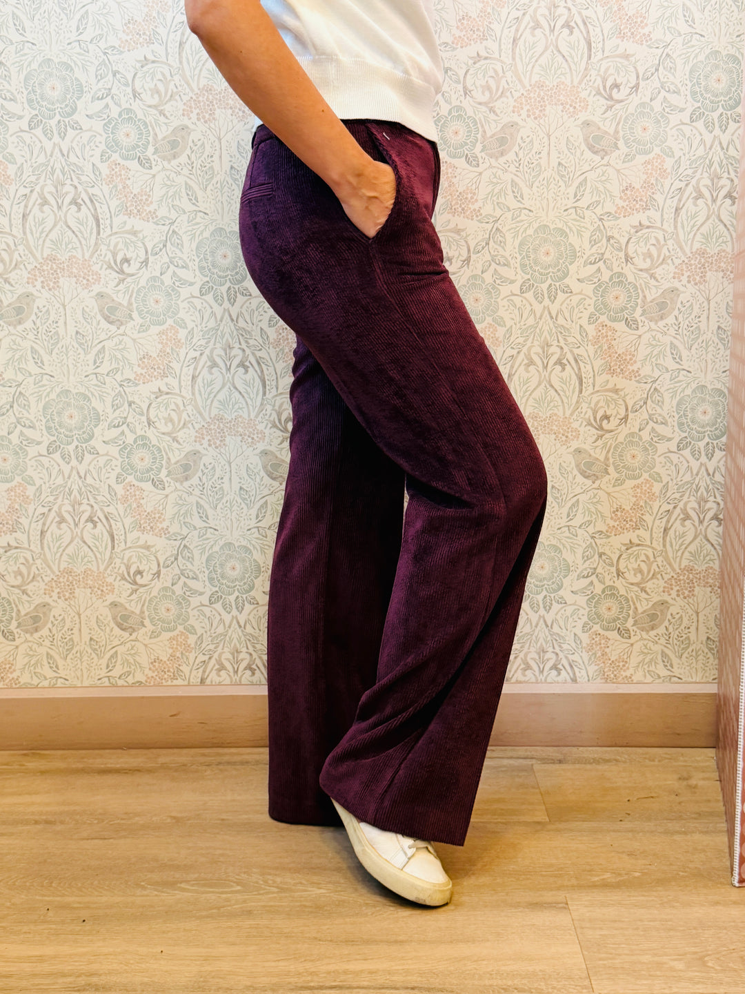 Pantalone Velvet Prugna