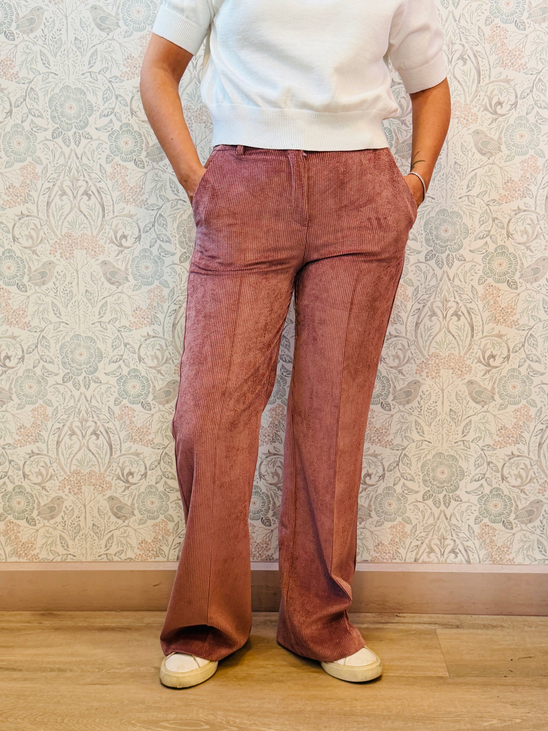 Pantalone Velvet Rosa 