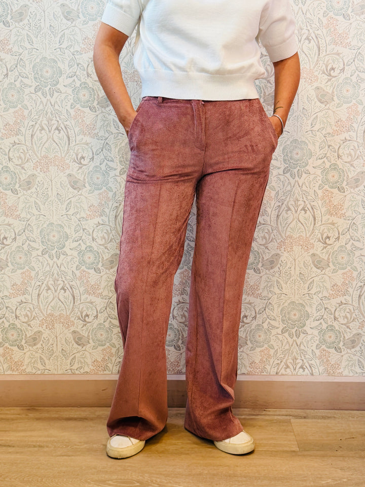 Pantalone Velvet Rosa 