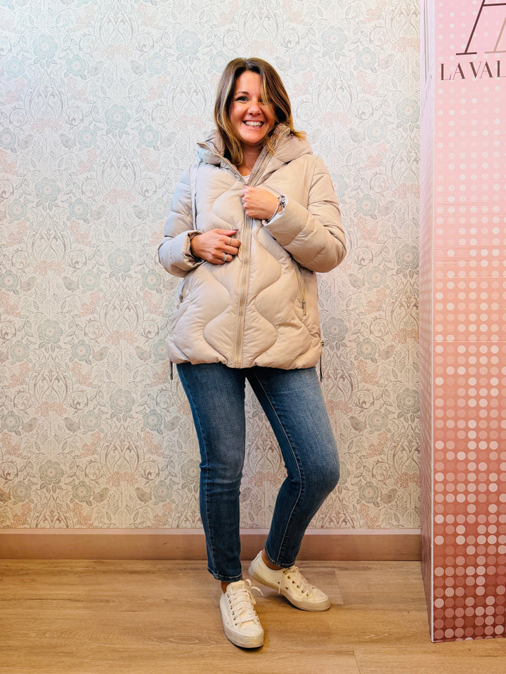 Giacca Piumino Moena Beige 