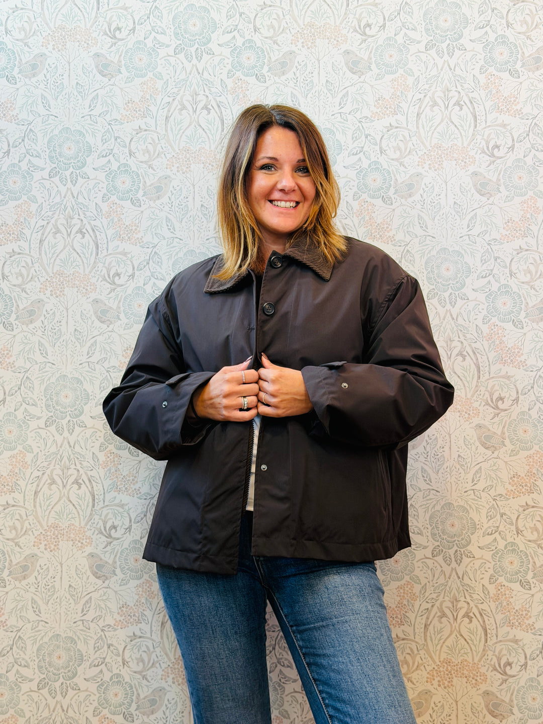 Giacca Double Edimburgo Marrone