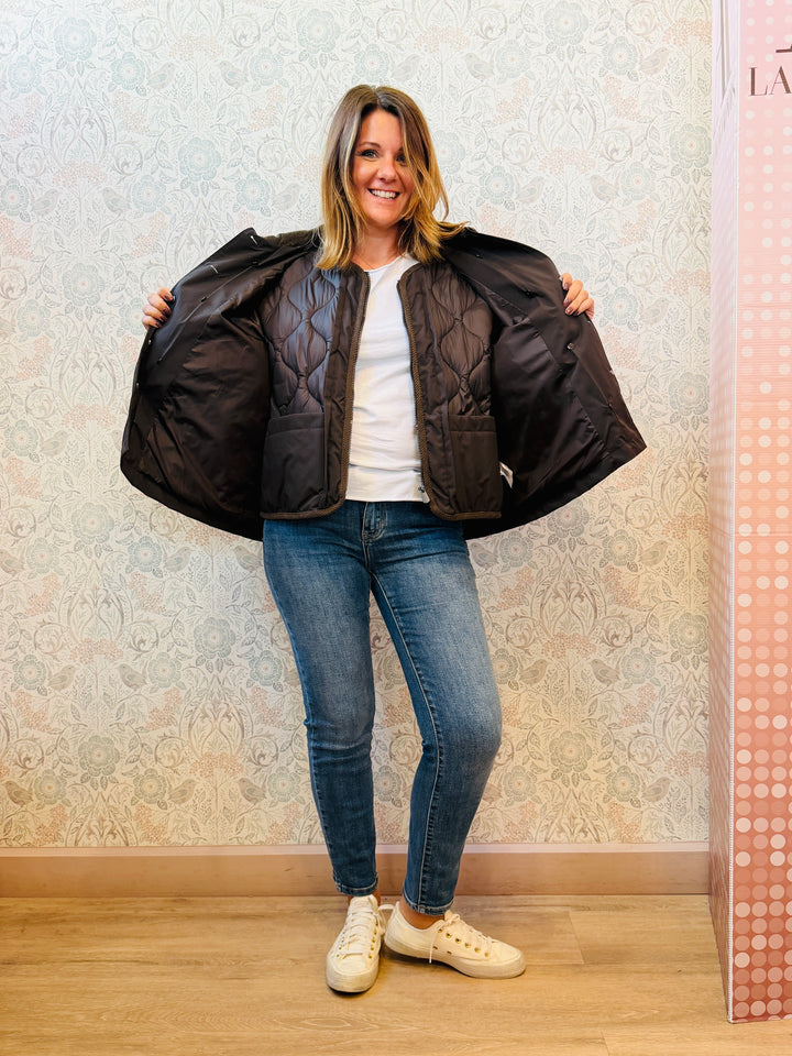 Giacca Double Edimburgo Marrone