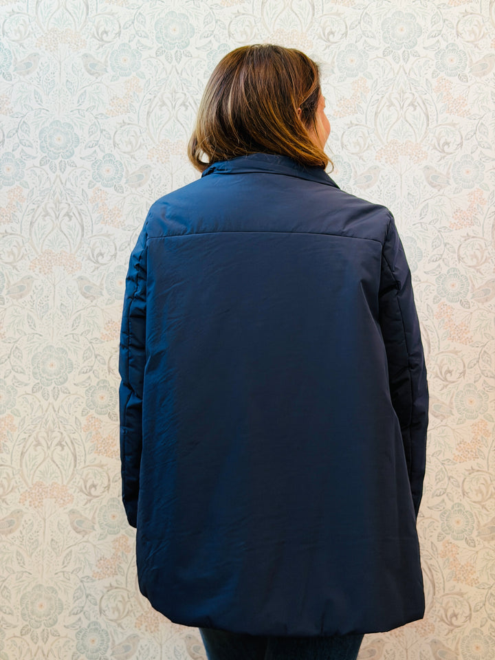 Giacca Trench Puffy Blu