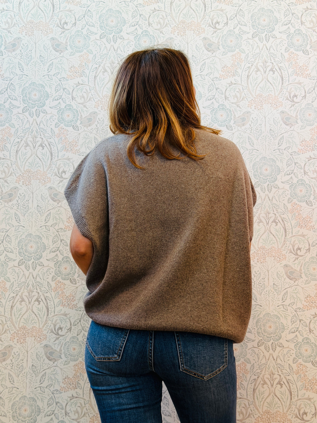 Maglione 100% Cashmere Senza Maniche