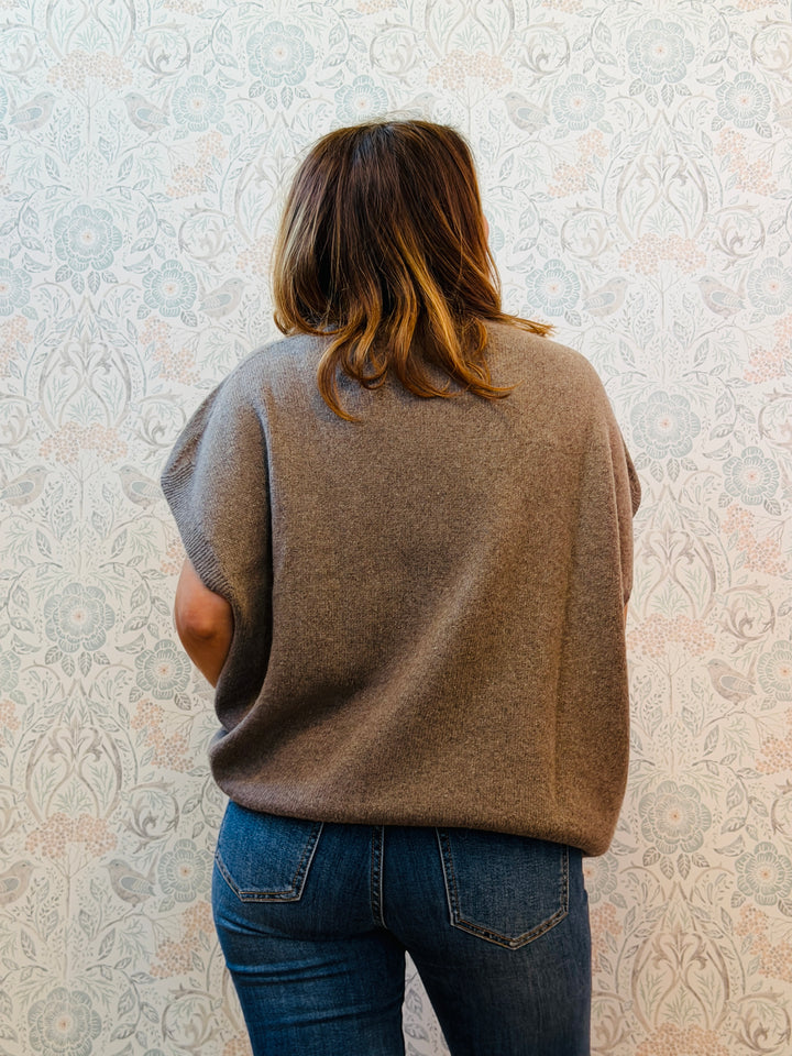 Maglione 100% Cashmere Senza Maniche