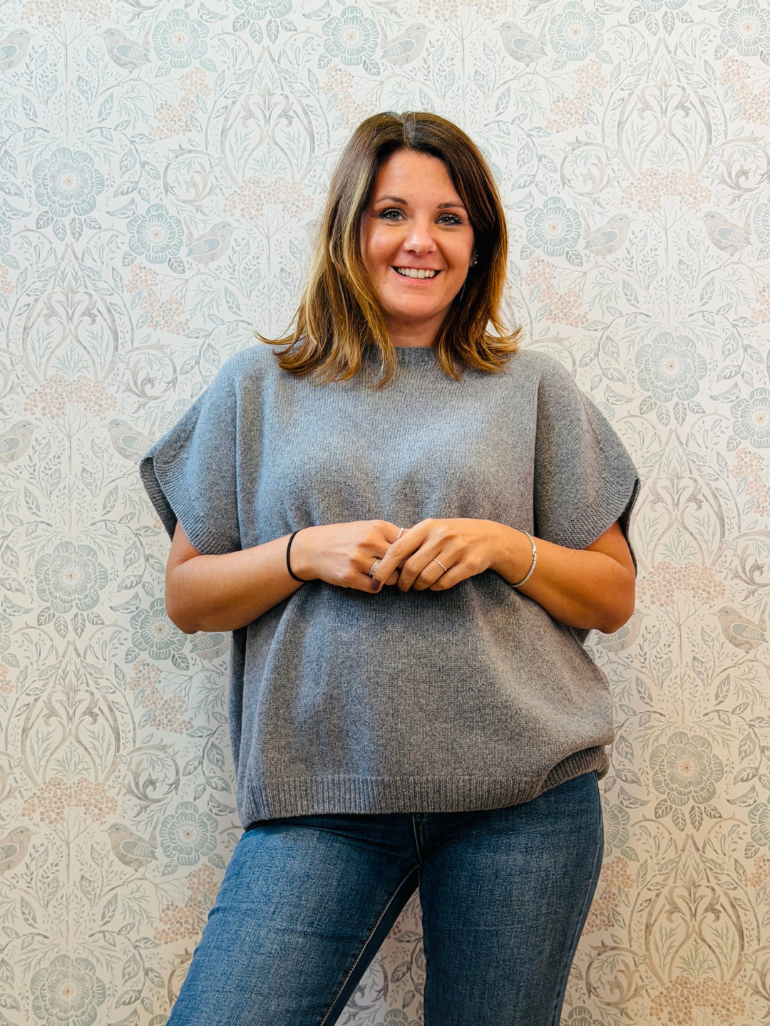 Maglione 100% Cashmere Senza Maniche