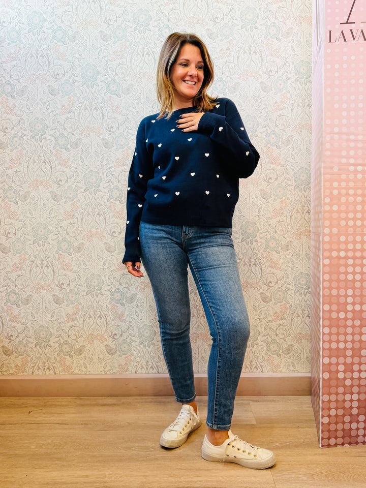 Maglione Cuoricini