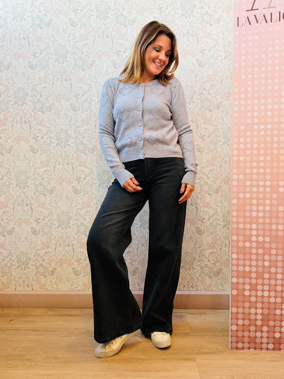Jeans Wide Mikonos Nero