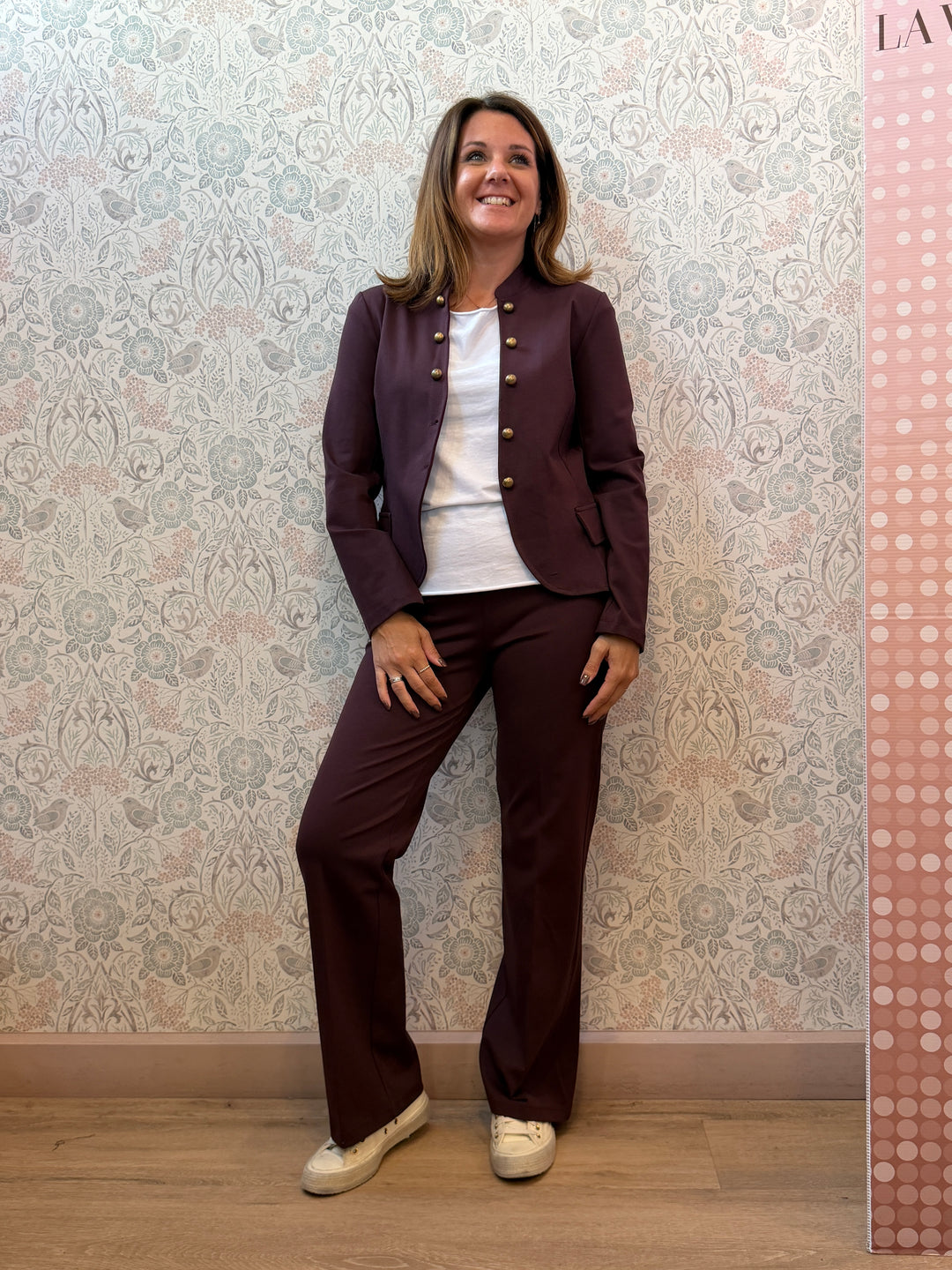 Pantalone Palazzo Tokyo Marrone