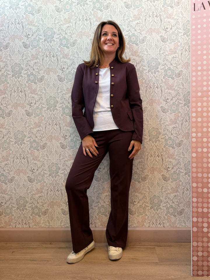 Pantalone Palazzo Tokyo Marrone