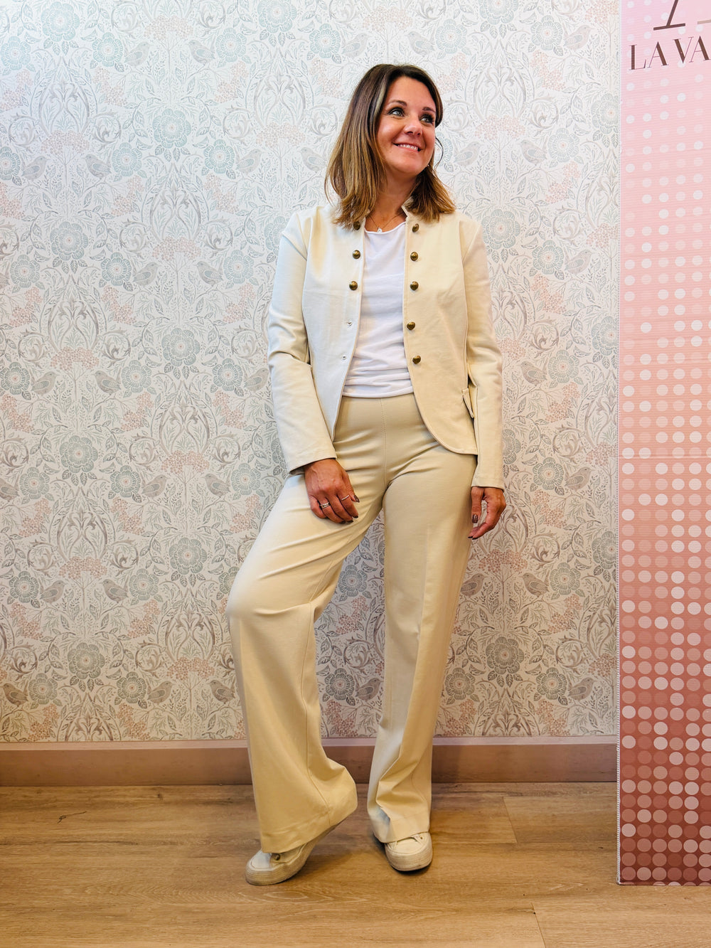 Pantalone Palazzo Tokyo Panna