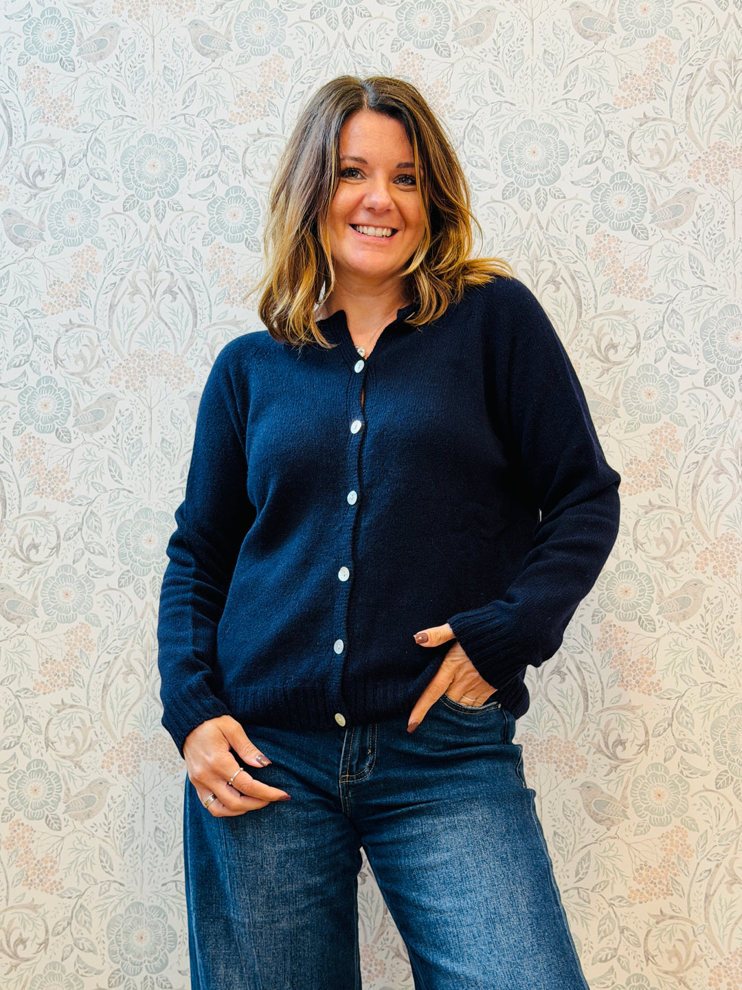 Cardigan 100% Cashmere Virginia 
