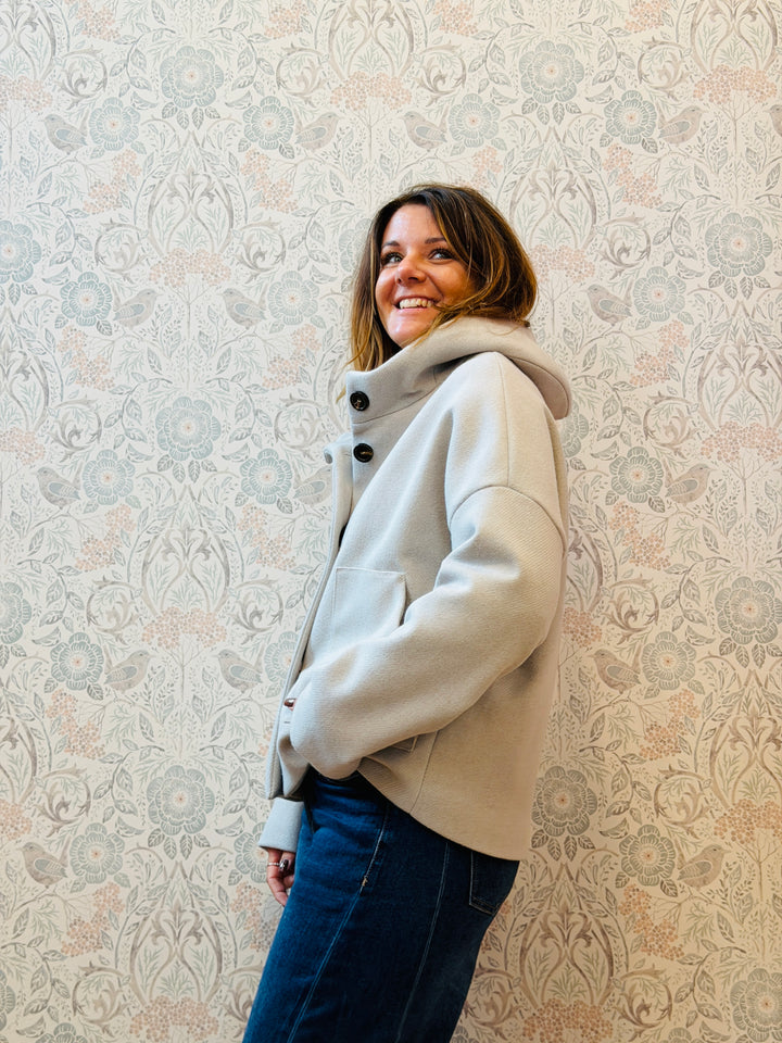 Giacca Cappuccio Grey