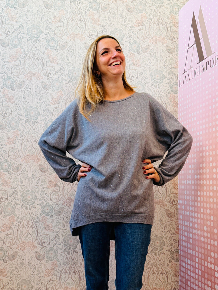 Maglione Over Paillettes
