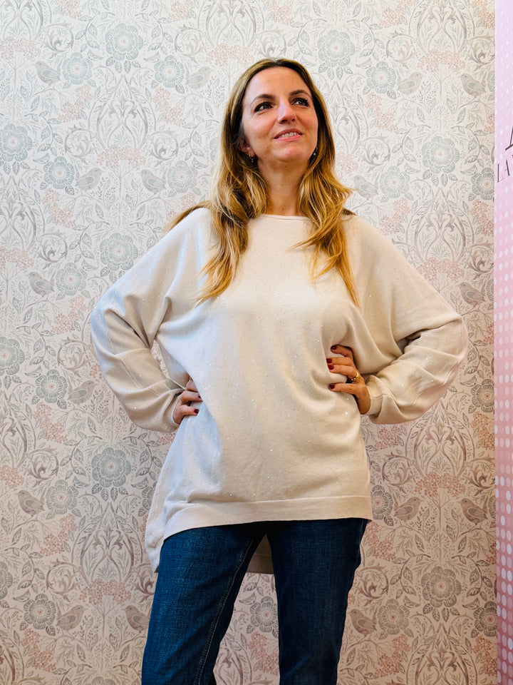 Maglione Over Paillettes
