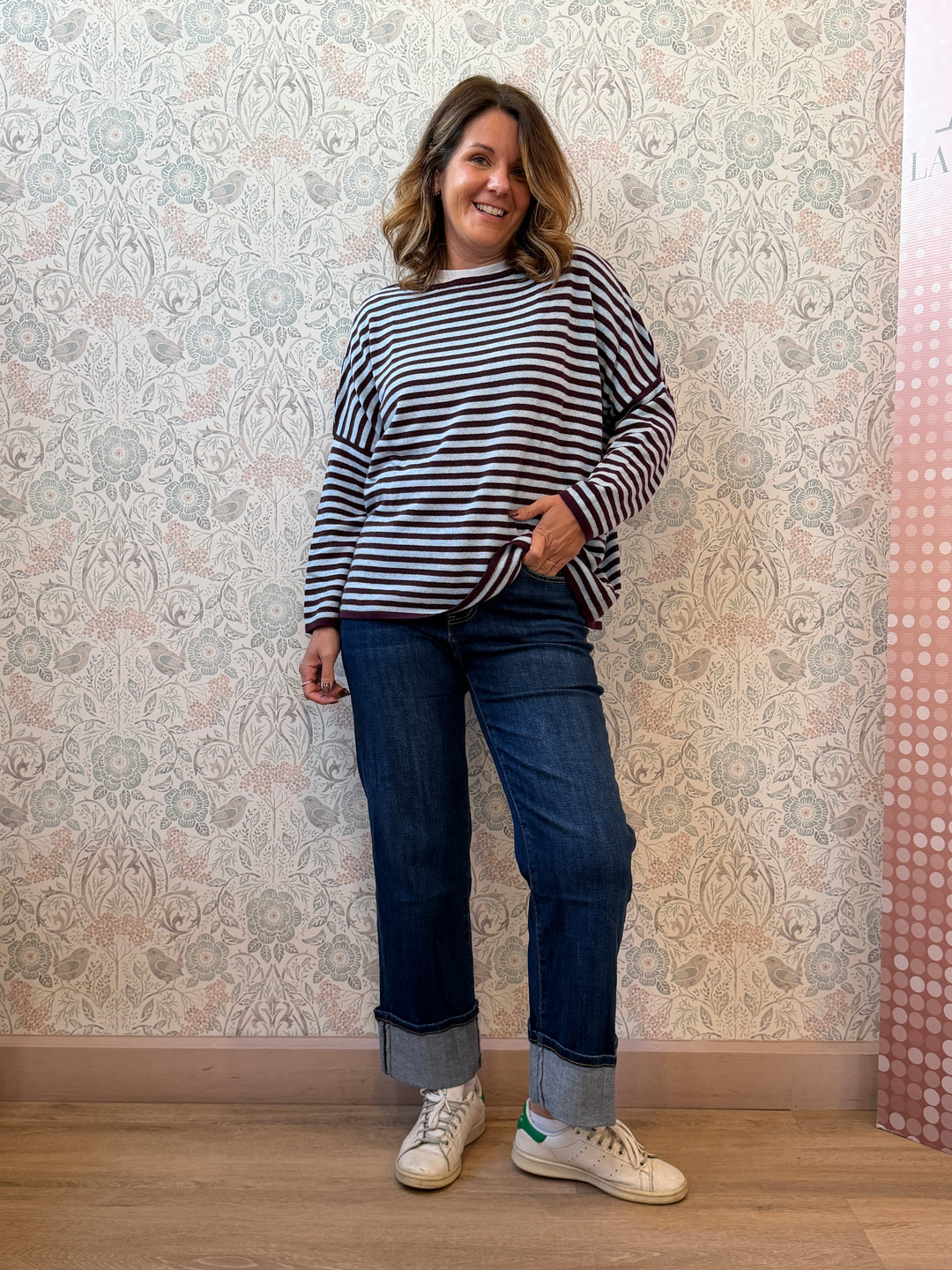 Jeans Straight Risvolto