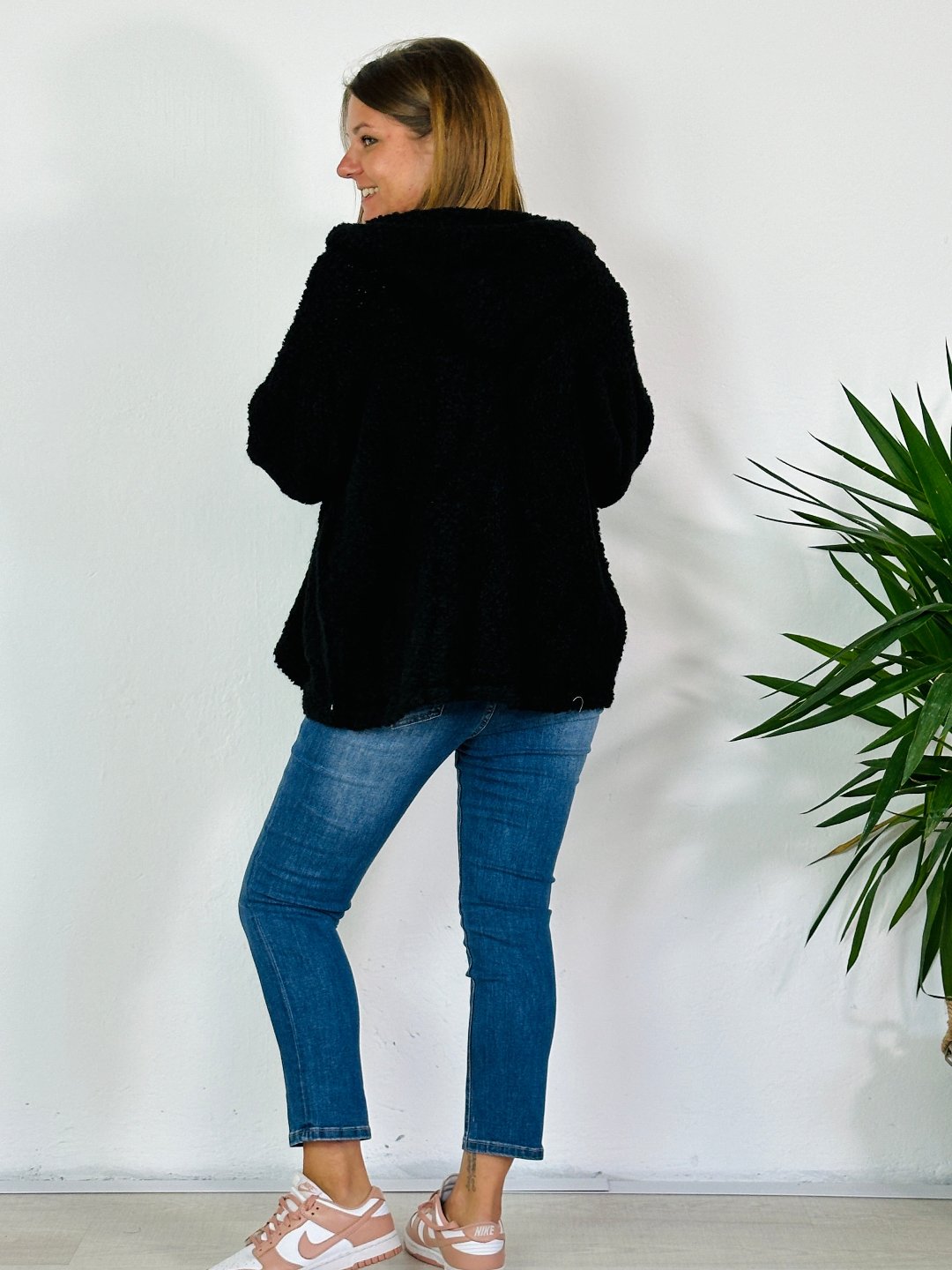 la valigia a pois giacca cardigan winter