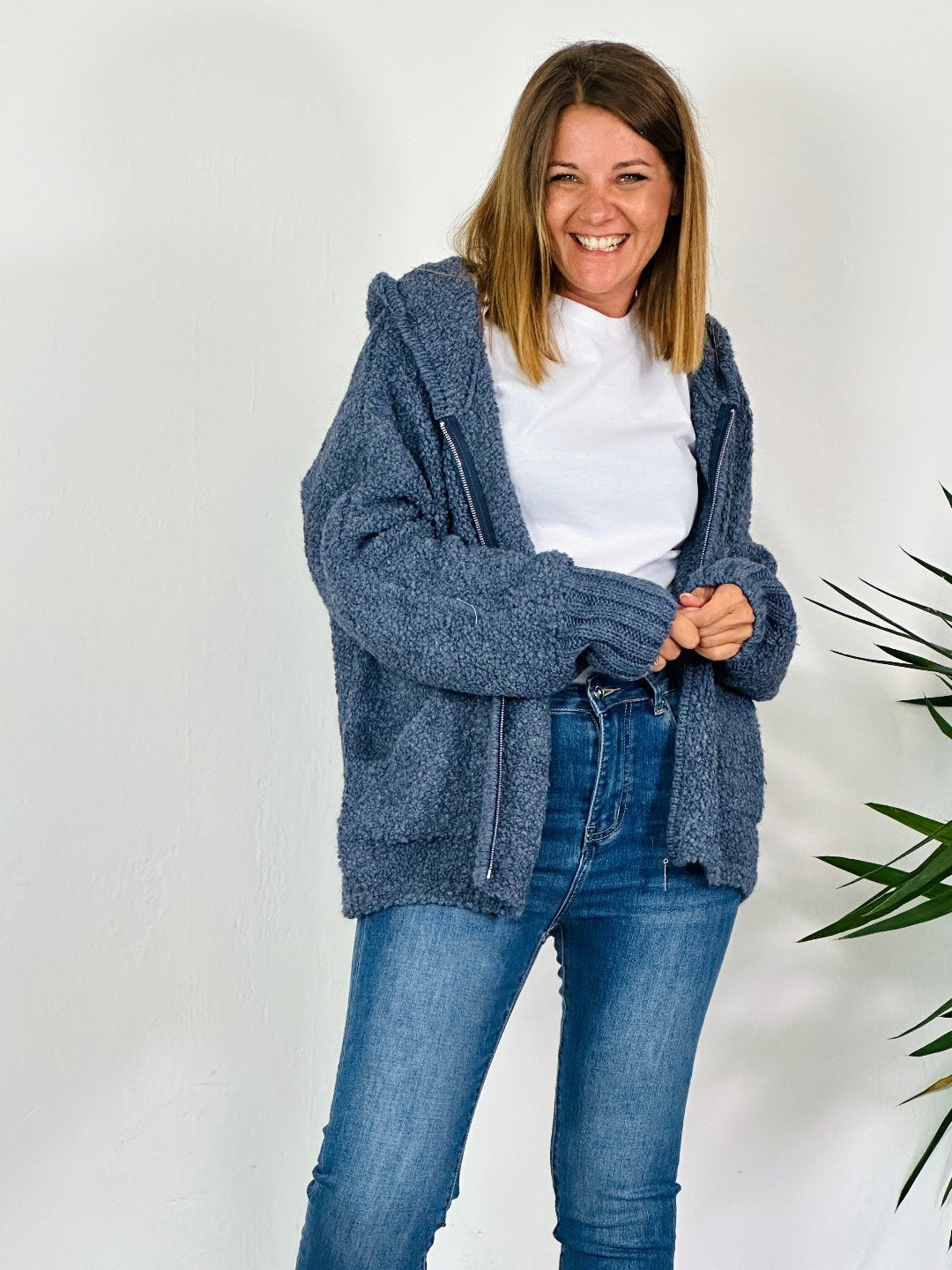 la valigia a pois Giacca Cardigan Winter