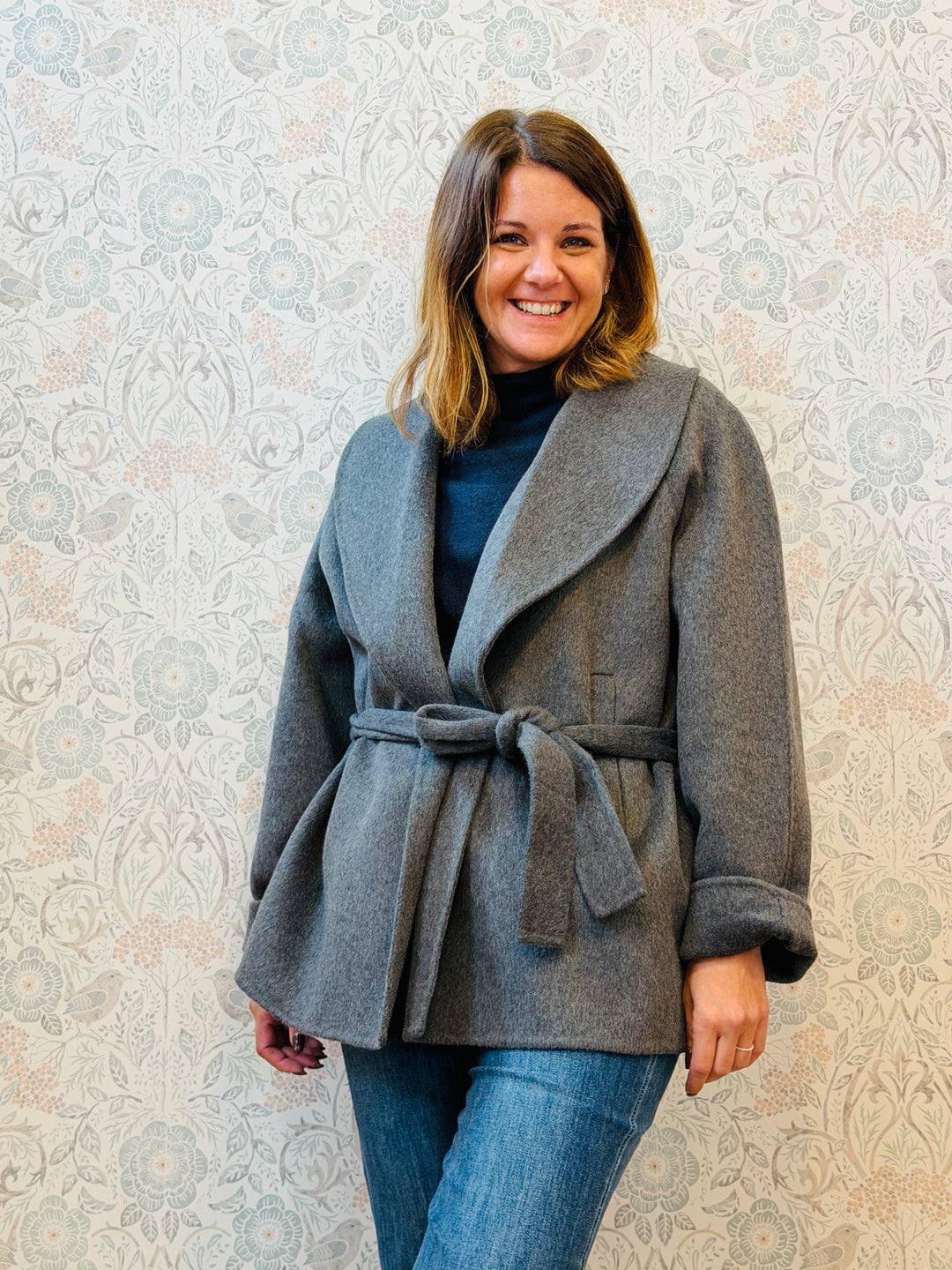 Cappotto Corto Kimono 