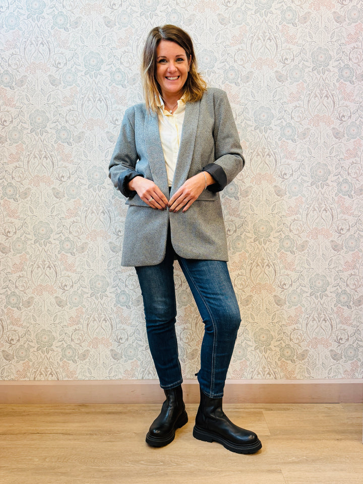 Blazer Pied de Poule