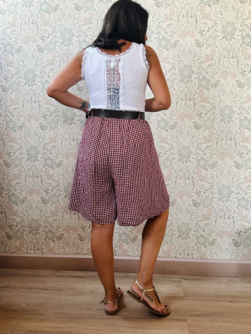 Pantaloncini Vichy