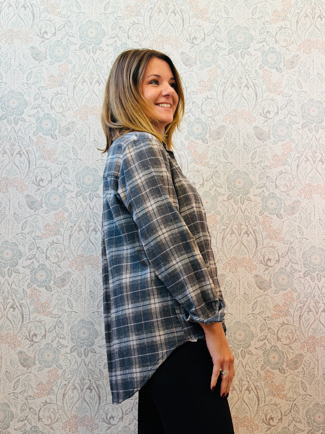 Camicia Scozzese Grey