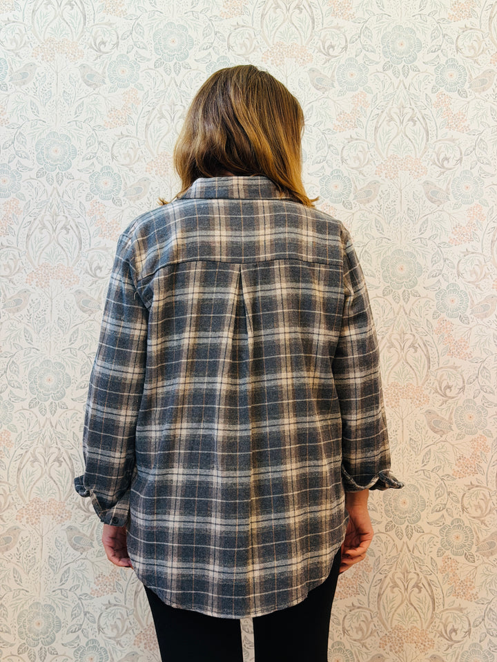 Camicia Scozzese Grey