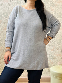 Maglione Barchetta Over - Abbigliamento Donna Made in Italy Must Have